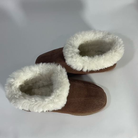 Red Wing SheepSkin Fleece Lined Cowhide Suede Leather Slippers Size L8; NICE!! - Picture 6 of 15
